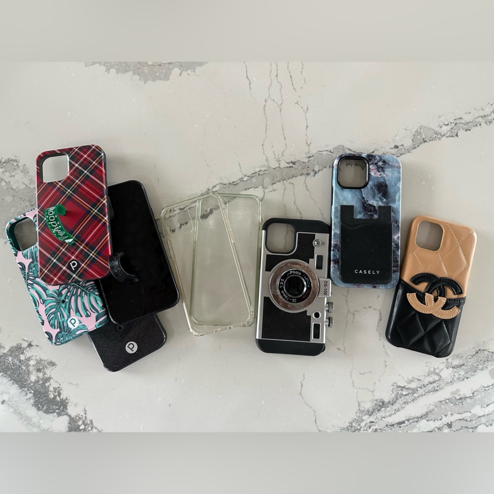 Lot of 9 iPhone 12 Pro cases Loopy Casely Camera